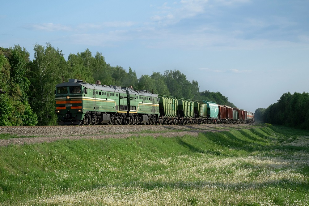 Iron freight train